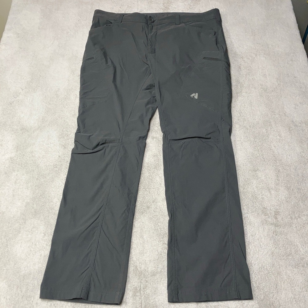 Eddie Bauer First Ascent Gray Hiking Technical Pants Mens T42x34 (42x34)